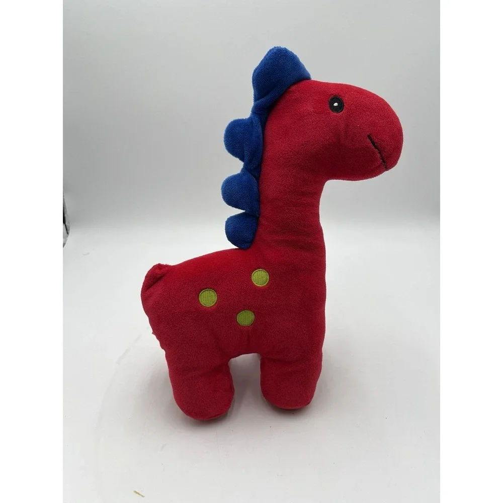 Gitzy Red Dinosaur Plush Stuffed Animal 12